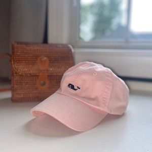 Pink Vineyard Vines Baseball Hat